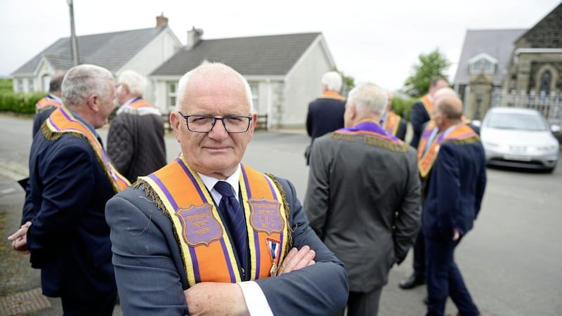 District Master Daryl Hewitt pictured at Drumcree 