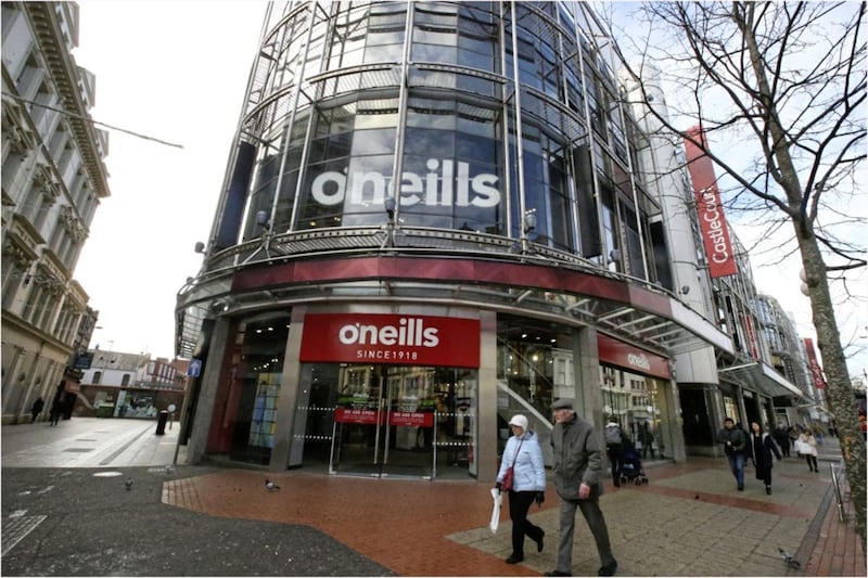 The O'Neills shop on Royal Avenue in Belfast. Picture: Hugh Russell