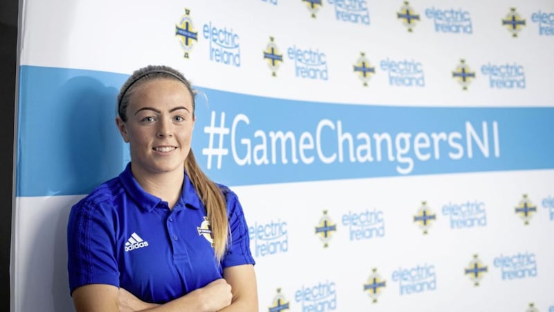 Simone Magill of Northern Ireland and Everton is facing up to a huge week of football. 
