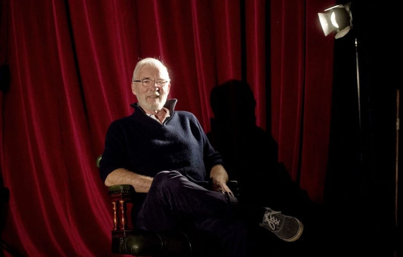 Ian McEllhinney in the director&#39;s chair for Archy in Manhattan at Grand Opera House, Belfast. Picture by Mark Marlow 