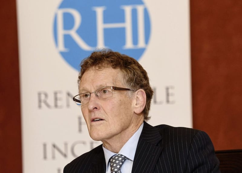Sir Patrick Coghlin, chair of the RHI inquiry 