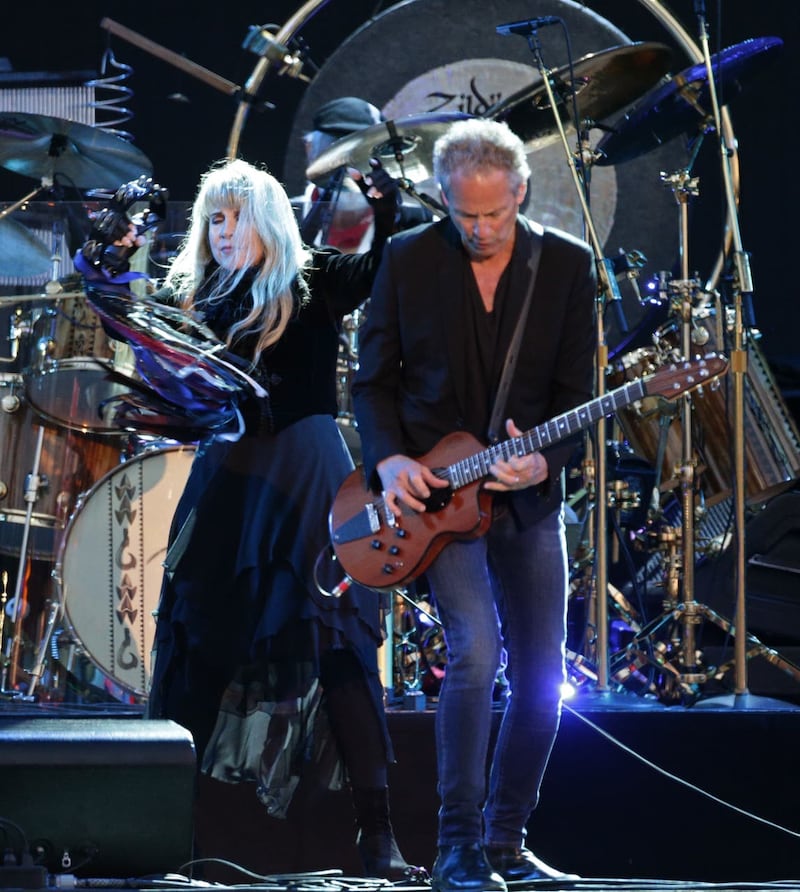 Lindsey Buckingham performing at the Isle of Wight Festival