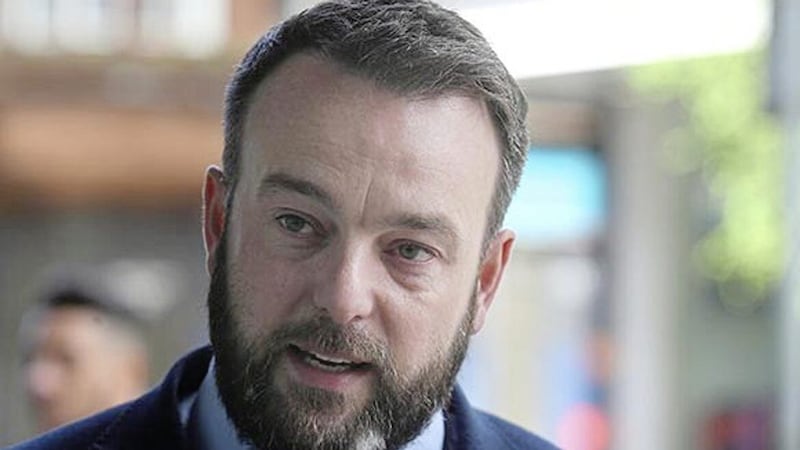 SDLP leader Colum Eastwood .Picture by HUgh Russell. 
