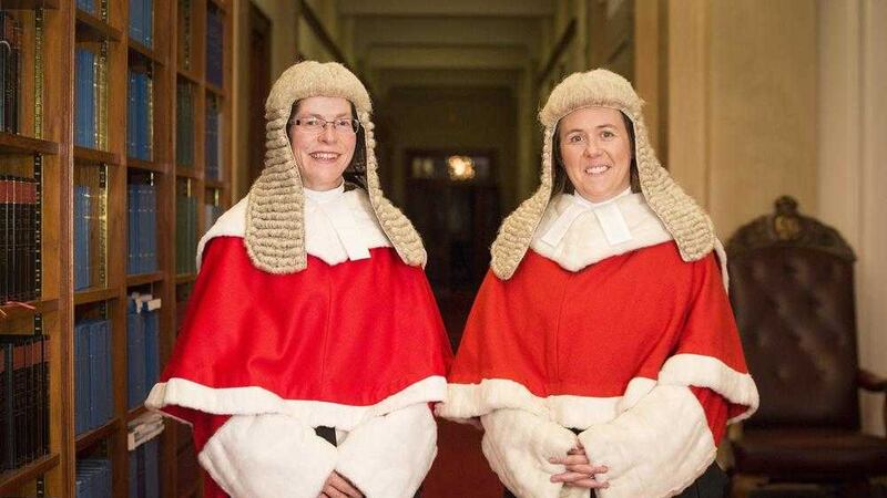 Denise McBride QC (left) and Siobhan Keegan QC, who have become the first women to be appointed as High Court judges in the north&nbsp;