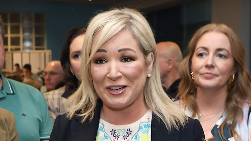 Sinn Féin deputy leader Michelle O’Neill has called on the British and Irish governments to deliver a plan to restore the Stormont institutions following the election results Picture: Margaret McLaughlin