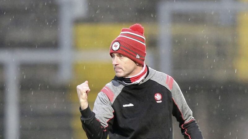 Derry manager Rory Gallagher is up against his native Fermanagh on Saturday. Picture Margaret McLaughlin 
