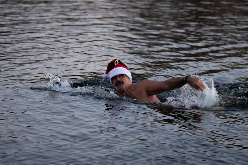 Christmas Serpentine swim 2020