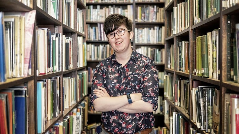 Journalist Lyra Mckee was shot dead in Derry in April. Picture by Alan Lewis, Photopress 