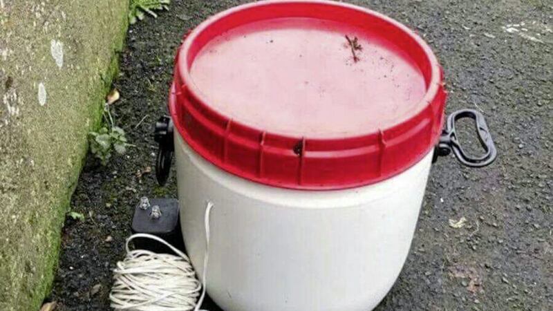 The suspicious object believed to be at the centre of yesterday&#39;s security alert in Lurgan, Co Armagh  