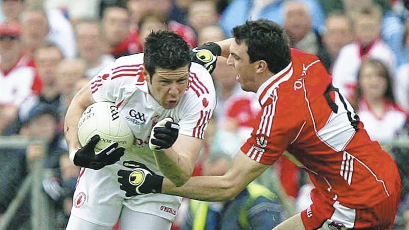 Sean Cavanagh is listed amongst the subs for Tyrone&rsquo;s NFL match against Cork tomorrow night   