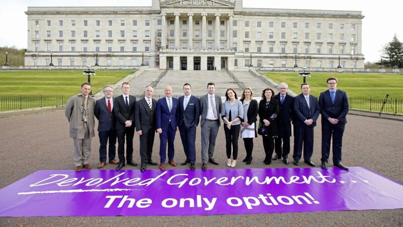 Representatives from a number of business, civic and academic organisations - including Women in Business - came together last week to present an open letter to members of the Northern Ireland Assembly, calling on MLAs to find a way forward in creating a power-sharing government 