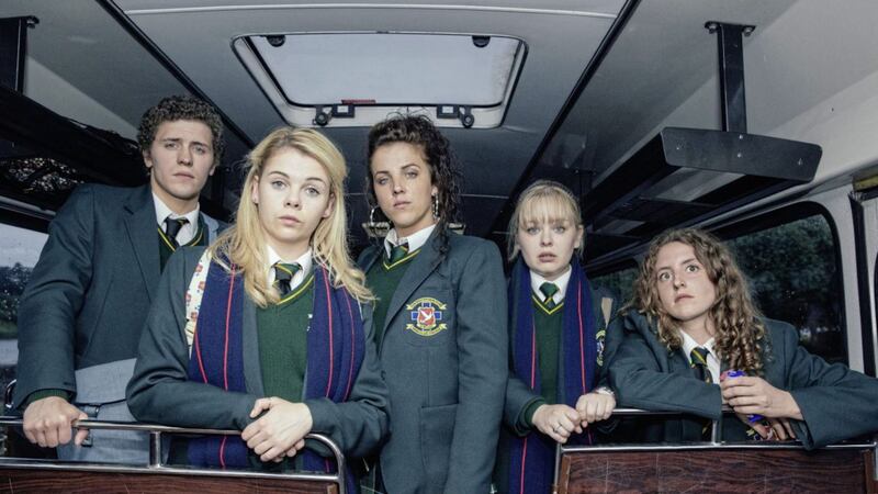 Filming of series three of Derry Girls has been held up by the coronavirus pandemic