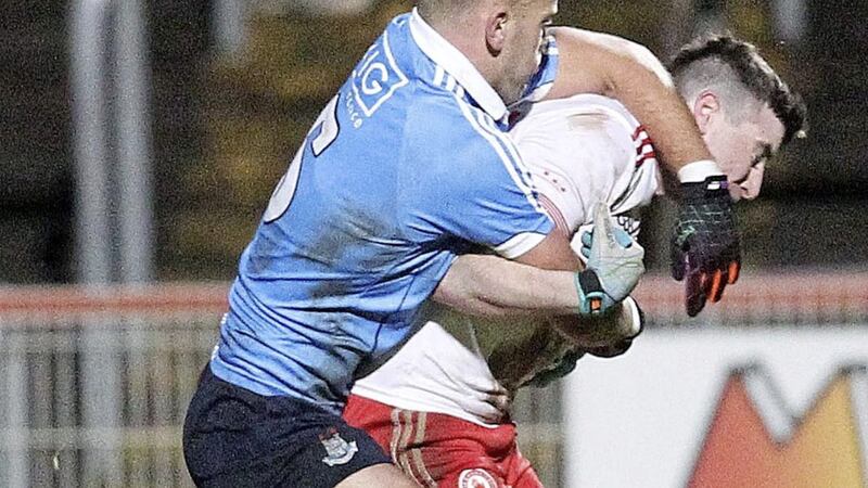 Defeat to Dublin has left Tyrone pointless after two games in Division One and Connor McAliskey says the Red Hands are aware of the importance of Sunday&rsquo;s trip to Newbridge Picture by Philip Walsh 