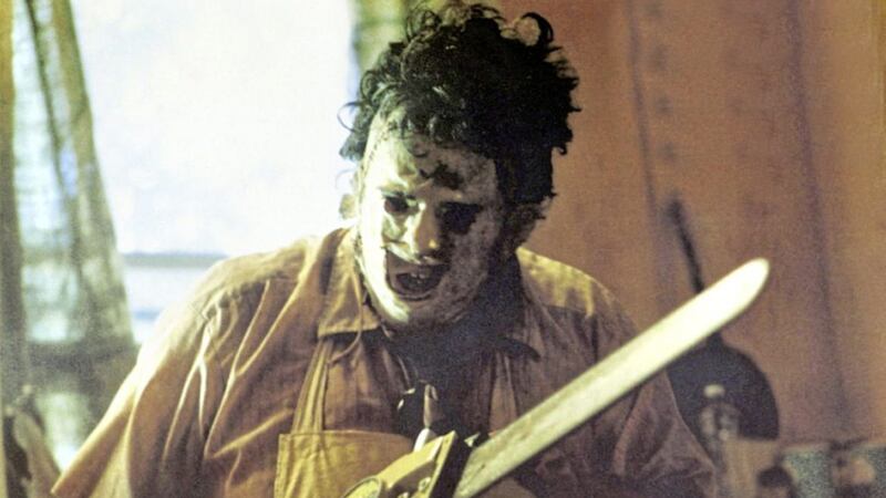 Leatherface from The Texas Chainsaw Massacre, Tobe Hooper&#39;s best-known and most notorious film 