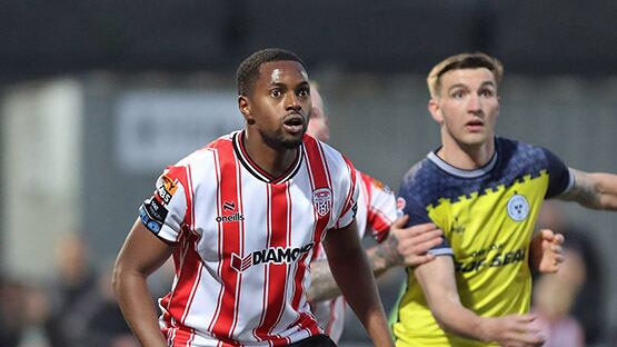 Derry City Sadou Diallo back from injury and playing against Shelbourne