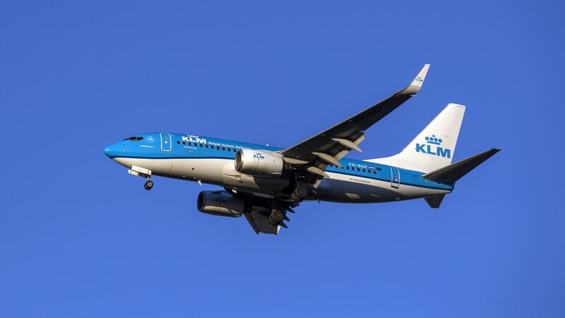 Dutch airline KLM scrapped all flights from the early afternoon until the end of the day (PA)