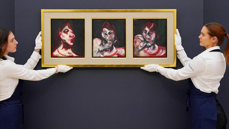 Three Studies for Portrait of Henrietta Moraes was sold on Friday.