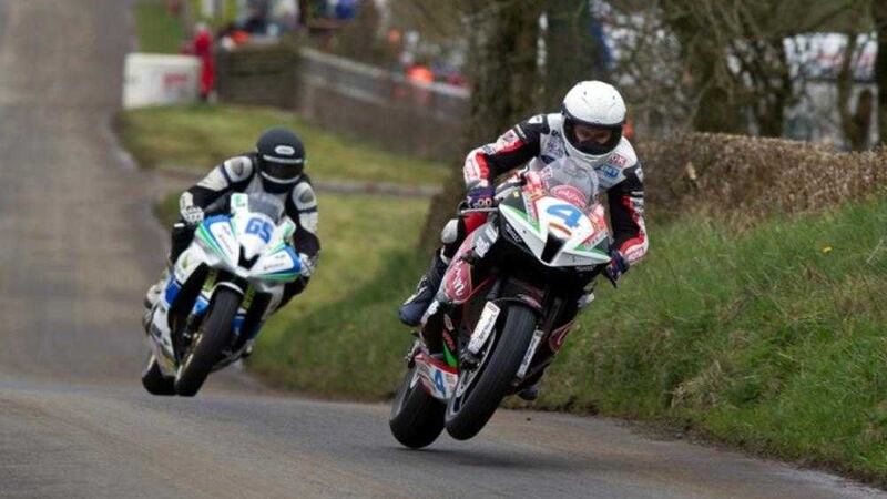 The Burrows Engineering racing team of Derek Shiels and Malachi Mitchell-Thomas (No 4) dominated the Cookstown 100 Road Races at the weekend&nbsp;
