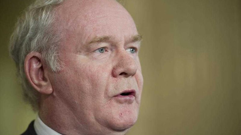 Martin McGuinness said he would propose the name change if Sinn F&eacute;in became the assembly&#39;s largest party 