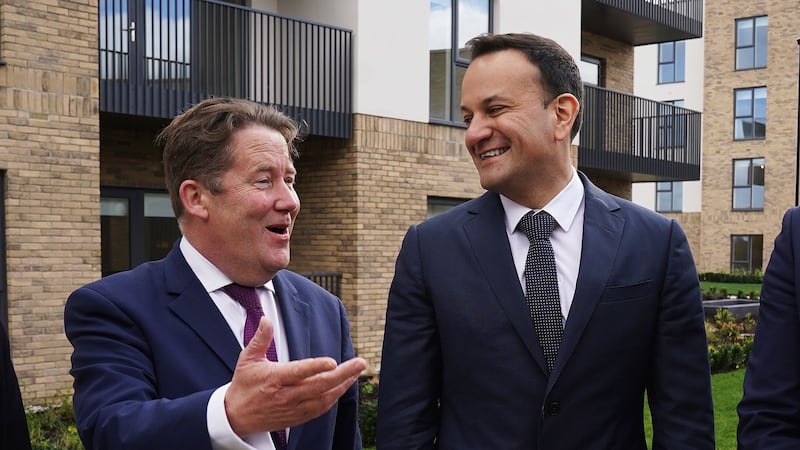Taoiseach Leo Varadkar (right) and Housing minister Darragh O’Brien (PA)