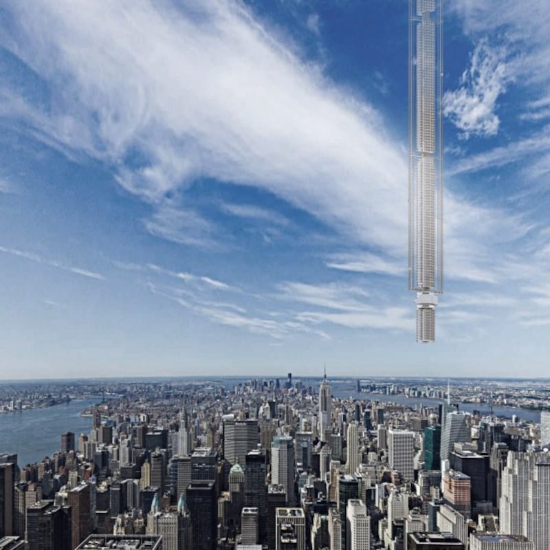 The skyscraper above New York