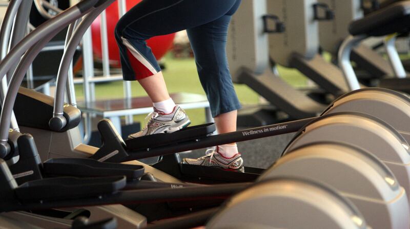 Woman at the gym
