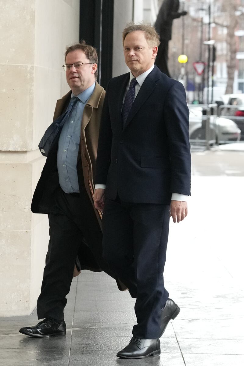 Defence Secretary Grant Shapps (right) said something ‘clearly’ went wrong