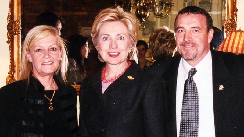 Bernadette and Malachy McAllister meet with Hilary Clinton, Bernadette McAllister died on her 46th birthday just six weeks after being diagnosed with cancer