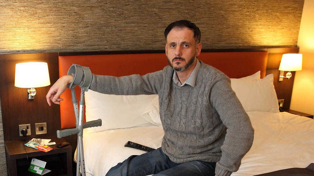 Conor Milligan has had to be put up in a hotel after being intimidated out of his home in Holywood. Picture by Cliff Donaldson 