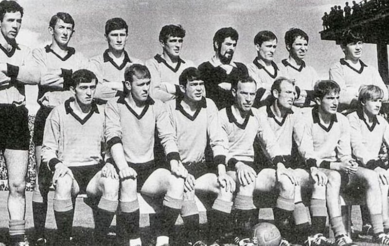 The Down team that would go on to win the 1968 All-Ireland title