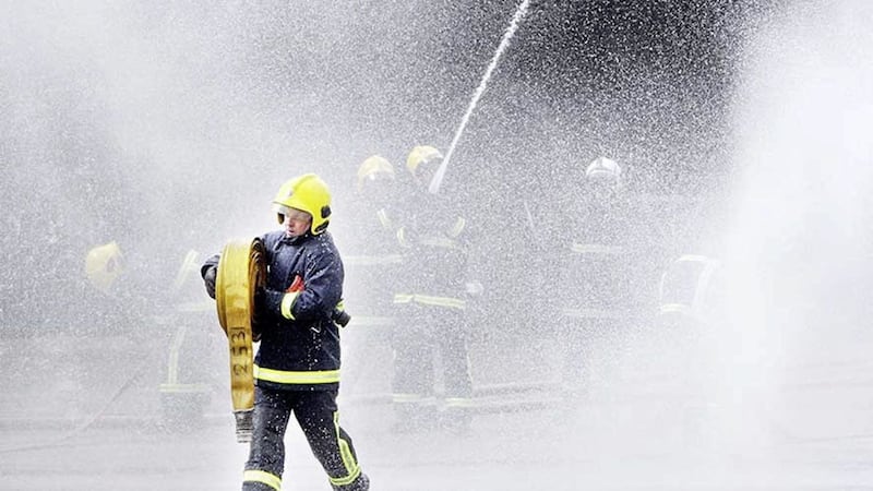 A blaze broke out at a Co Fermanagh glass company yesterday afternoon. File picture 