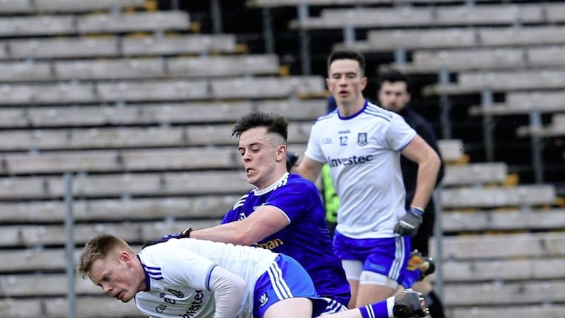 The introduction of Ryan McAnespie (pictured), Jack McCarron and Fintan Kelly after the break made a difference for Monaghan against Cavan. Picture by Philip Walsh 