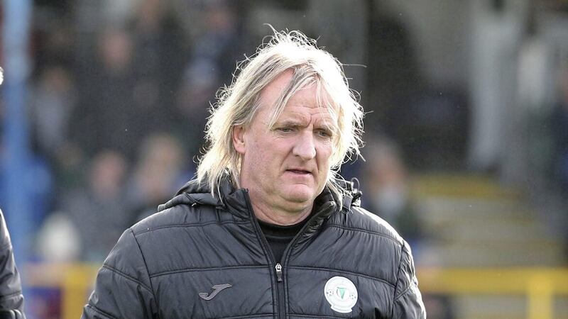 Finn Harps manager Ollie Horgan would not be drawn on his future immediately after his side&#39;s defeat to UCD on Friday which confirmed their relegation from the SSE Airtricity Premier Division Picture: Margaret McLaughlin 
