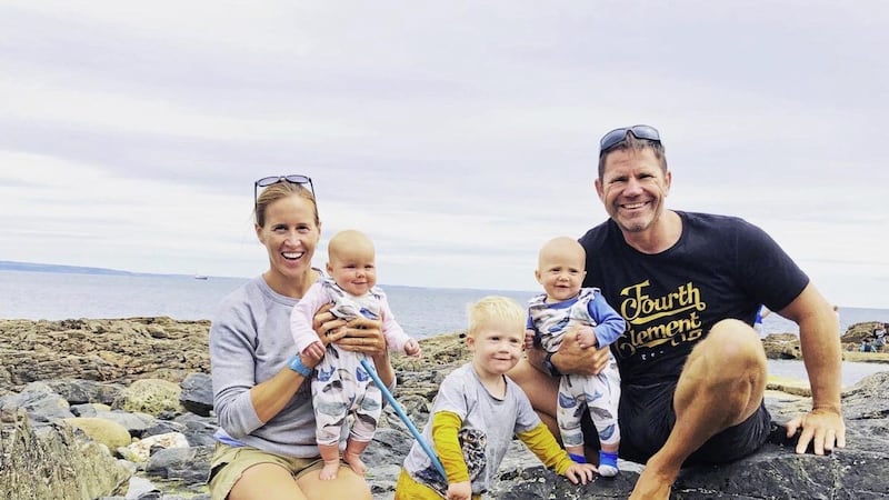 Steve Backshall and Helen Glover, pictured with their three children, are passionate about the benefits of getting children outdoors. 