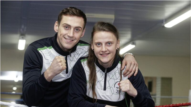 Aidan and Michaela Walsh have said all along they would win gold medals at the Commonwealth Games, and now they are just one step away. Picture by Hugh Russell 
