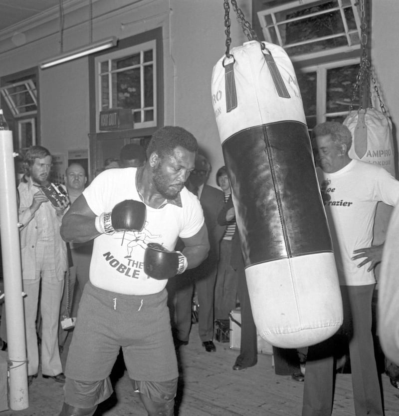 Joe Frazier originally travelled to Tokyo as a reserve in 1964, but ended up taking the place of Buster Mathis after his fellow American broke his knuckle. Picture by PA 