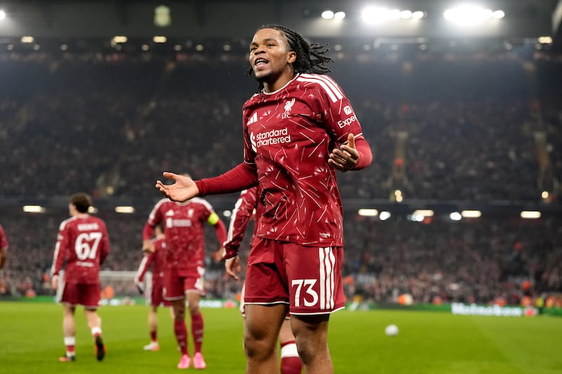 Rio Ngumoha relishes ‘one of the best’ Liverpool nights after shining at Anfield