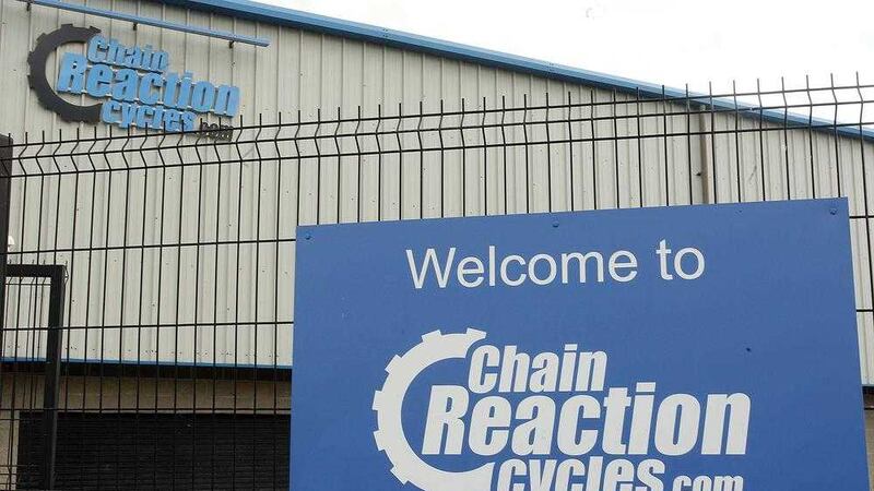 Chain Reaction Cycles is headquartered in Doagh 