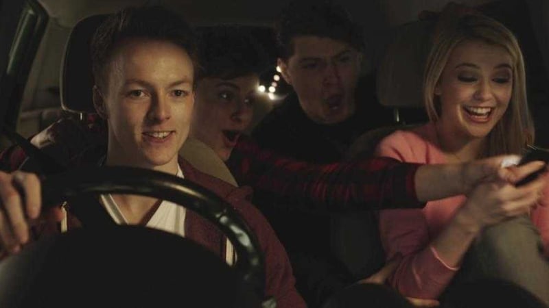 Two new DOE adverts will be aired from today aimed at tackling carelessness among young drivers 
