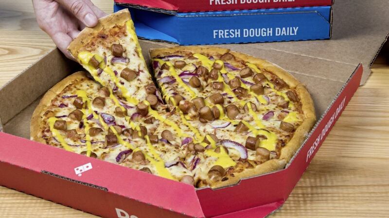 Pizza chain Domino&#39;s reported pre-tax profits of &pound;109.7m for the year to December 26, up from &pound;98.9m the previous year 