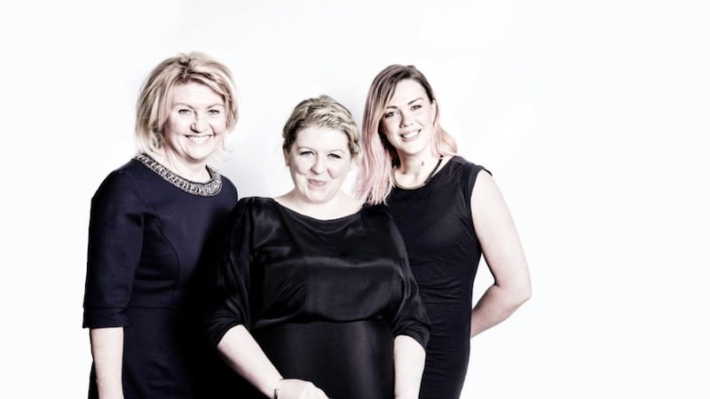 Siobhan Allan, co-founder and finance director; Carla Stronge, co-founder and director, and Emma Sweeney, managing director of The Extras Dept 