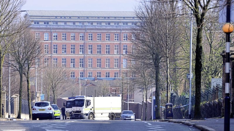 The security alert on Belfast&#39;s Crumlin Road on Friday which forced the Republic&#39;s Foreign Affairs Minister Simon Coveney to abandon an event. Picture by Arthur Allison/Pacemaker Press 