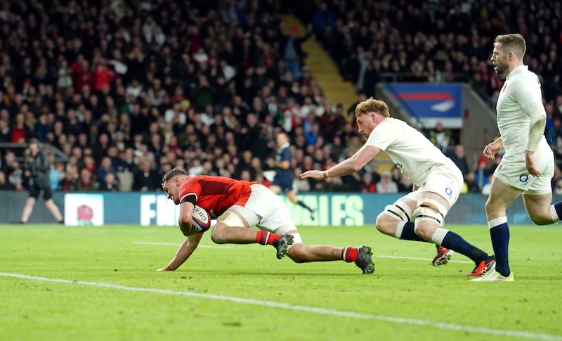 Alex Mann’s try helped put Wales in the driving seat at half-time