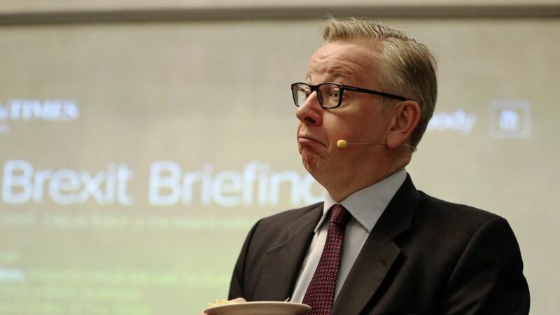 Michael Gove takes part in an event being hosted by the Ireland edition of The Times in Dublin PICTURE: Brian Lawless/PA 