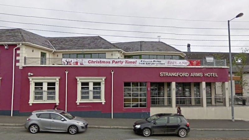 A group of 75 US tourists cancelled a booking at the Strangford Arms Hotel in Newtownards due to rioting in the town on the Eleventh night 