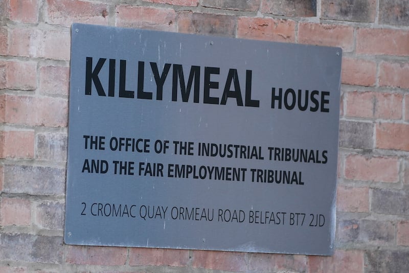 The Office of the Industrial Tribunals, Killymeal House, Belfast, where an industrial tribunal was held, brought by former BBC news presenter Donna Traynor against her former employer 