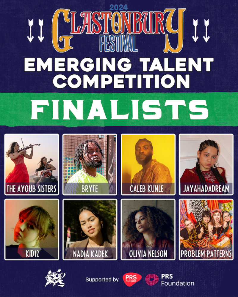 Glastonbury Emerging Talent Competition Finalists 2024