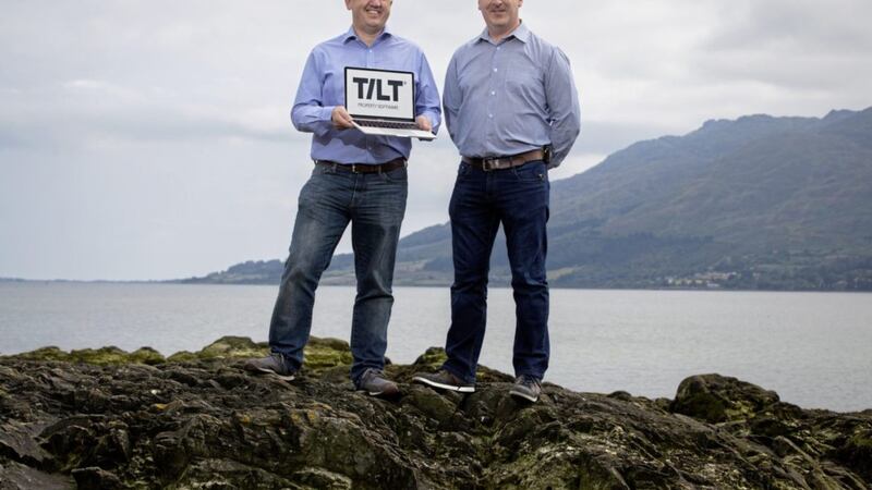 Brian Murphy and Diarmid Sloan from Warrenpoint-based Tilt Property Software  