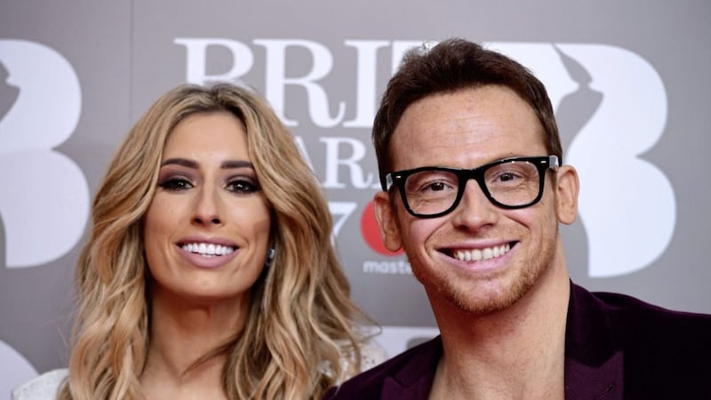 Stacey Solomon and Joe Swash pictured hours after what was likely a good night&#39;s sleep, in a bed, not a shed 