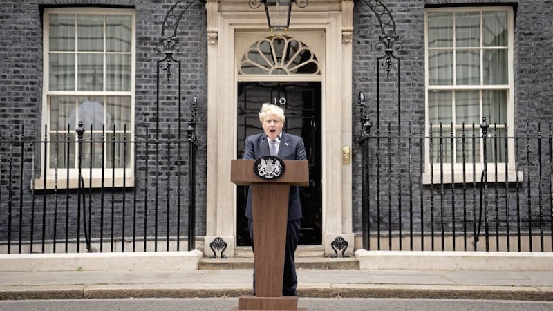 After days of resisting the inevitable, Boris Johnson finally said on Thursday that he would stand down as Conservative Party leader.